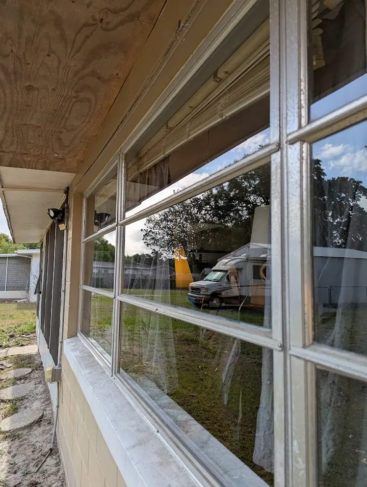 After window cleaning - crystal clear windows